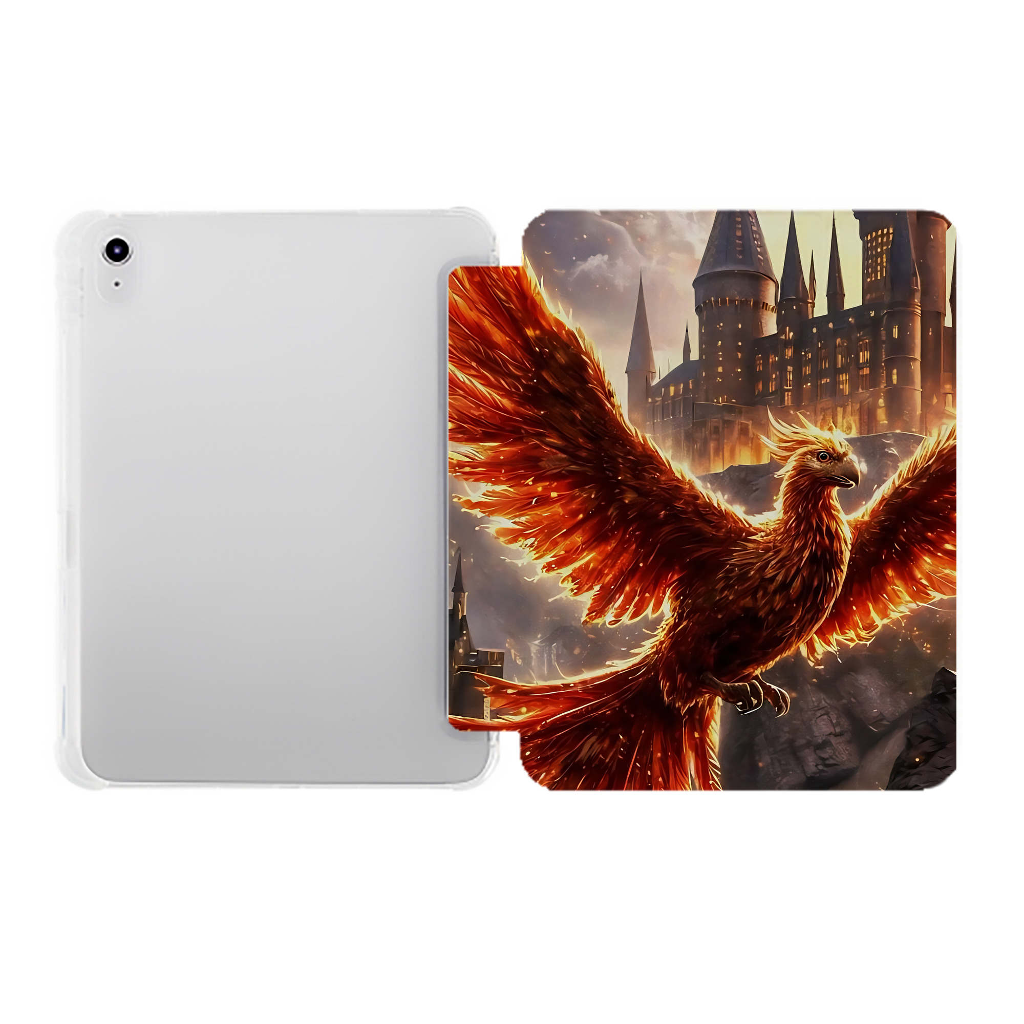 （画像用） Harry Potter ハリー・ポッターシリーズ IPad ケース ペン収納付き 三つ折りスタンド PUレザー×シリコン 対応機種9.5/10.5/10.9インチ